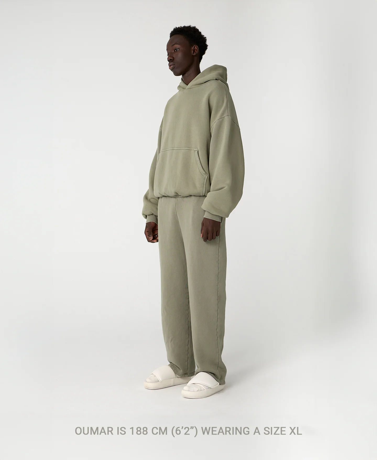 1000 GSM 'Tan' Double Hoodie - Image 4