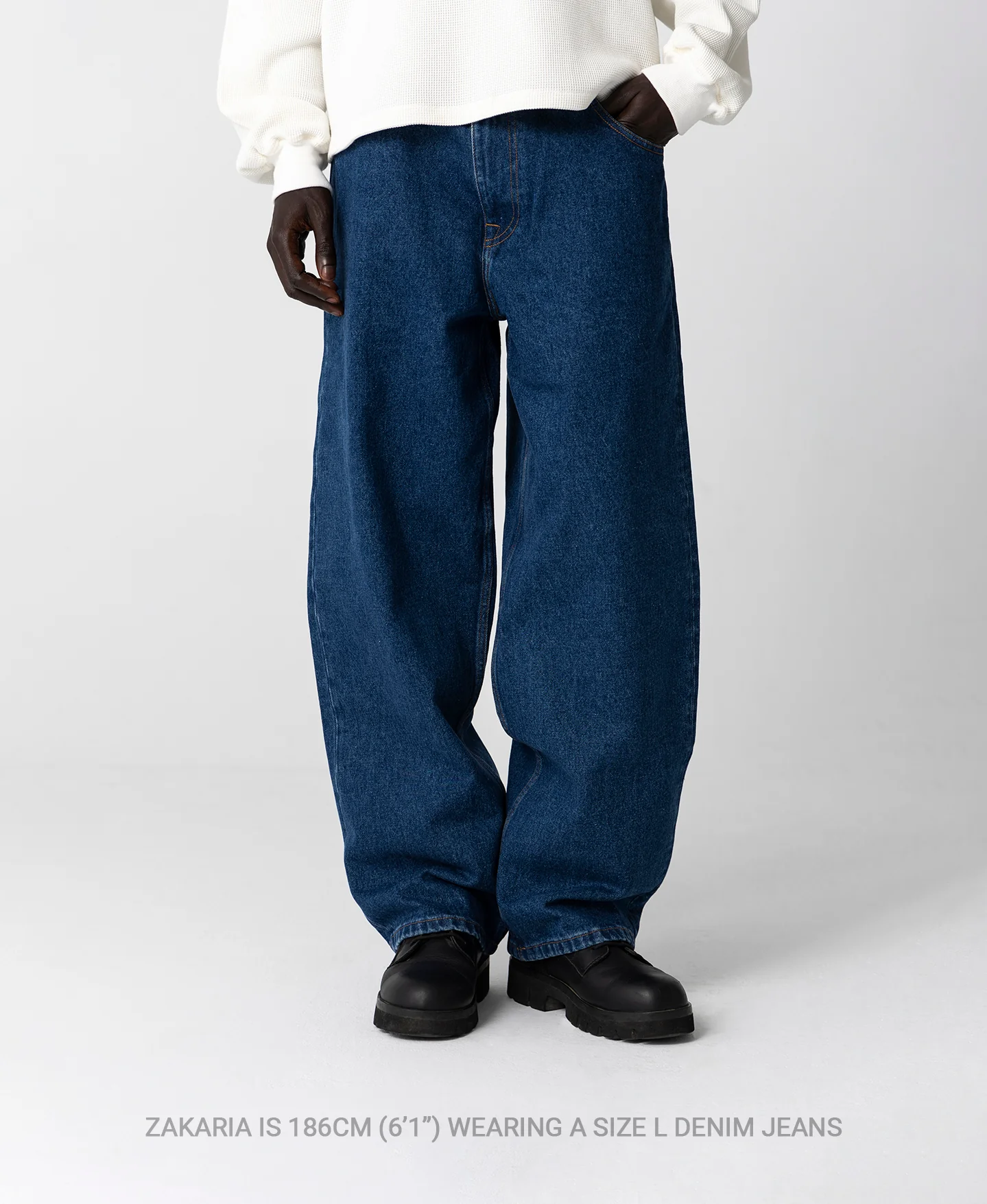 14oz 'Anthracite' Denim Jeans - Image 10