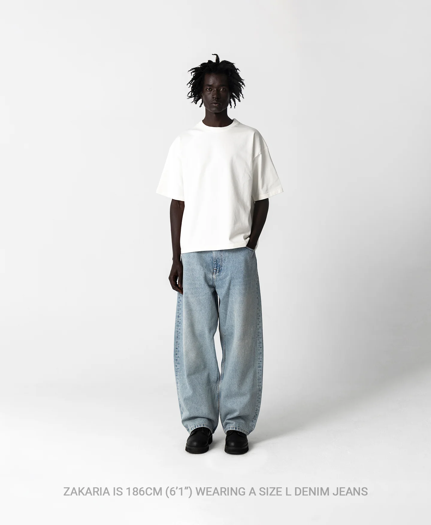 14oz 'Light Indigo' Denim Jeans - Image 7