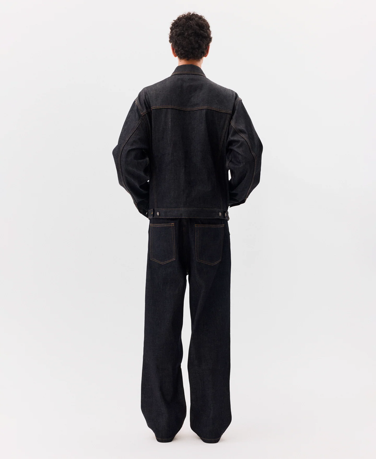 14oz 'Selvedge' Raw Denim Jeans - Image 10