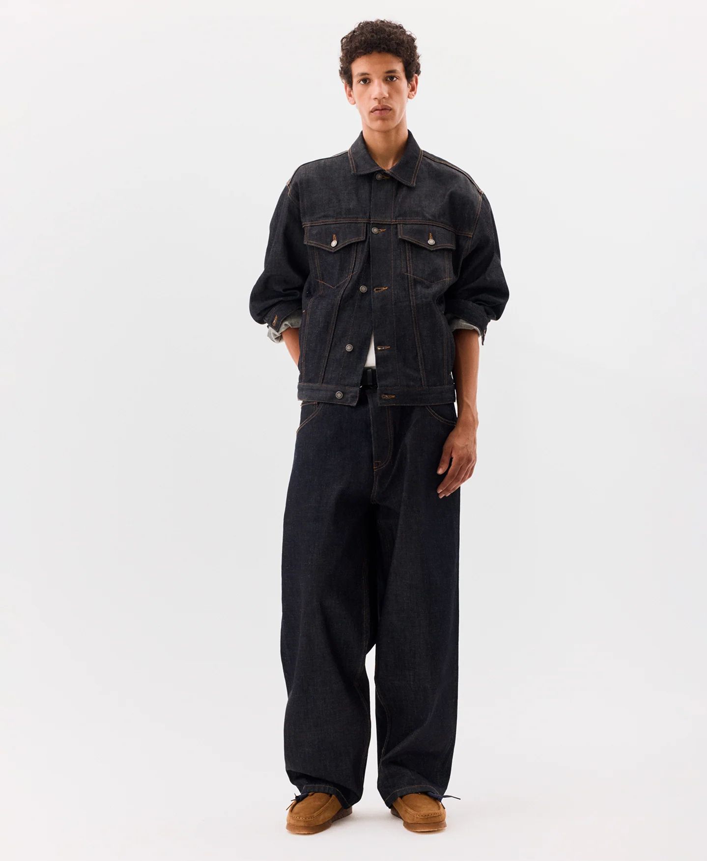 14oz 'Selvedge' Raw Denim Jeans - Image 8