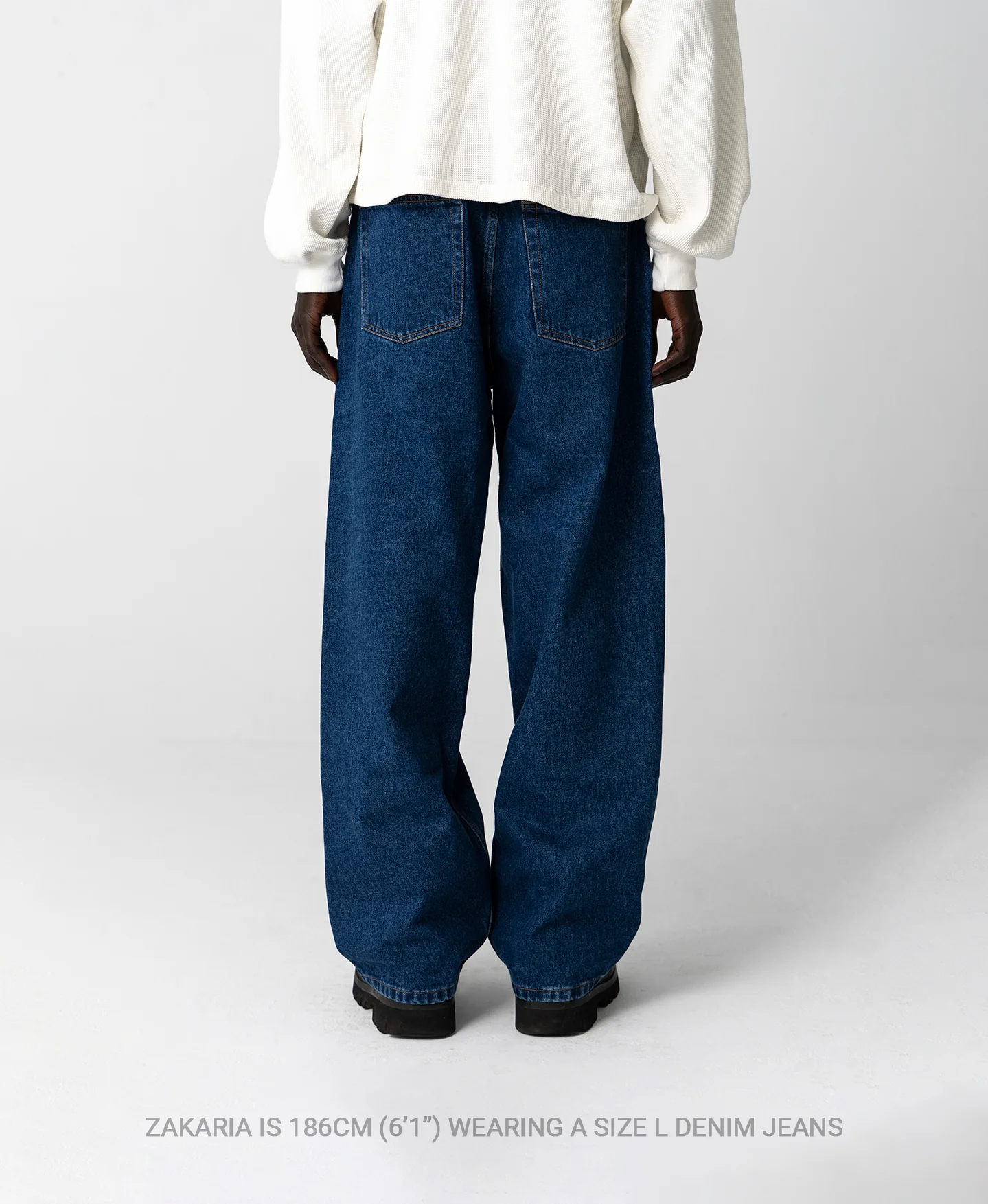 14oz 'Stone Wash' Denim Jeans - Image 10