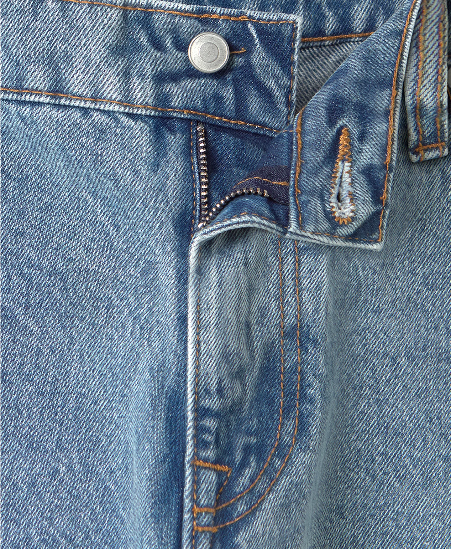14oz 'Stone Wash' Denim Jeans - Image 4