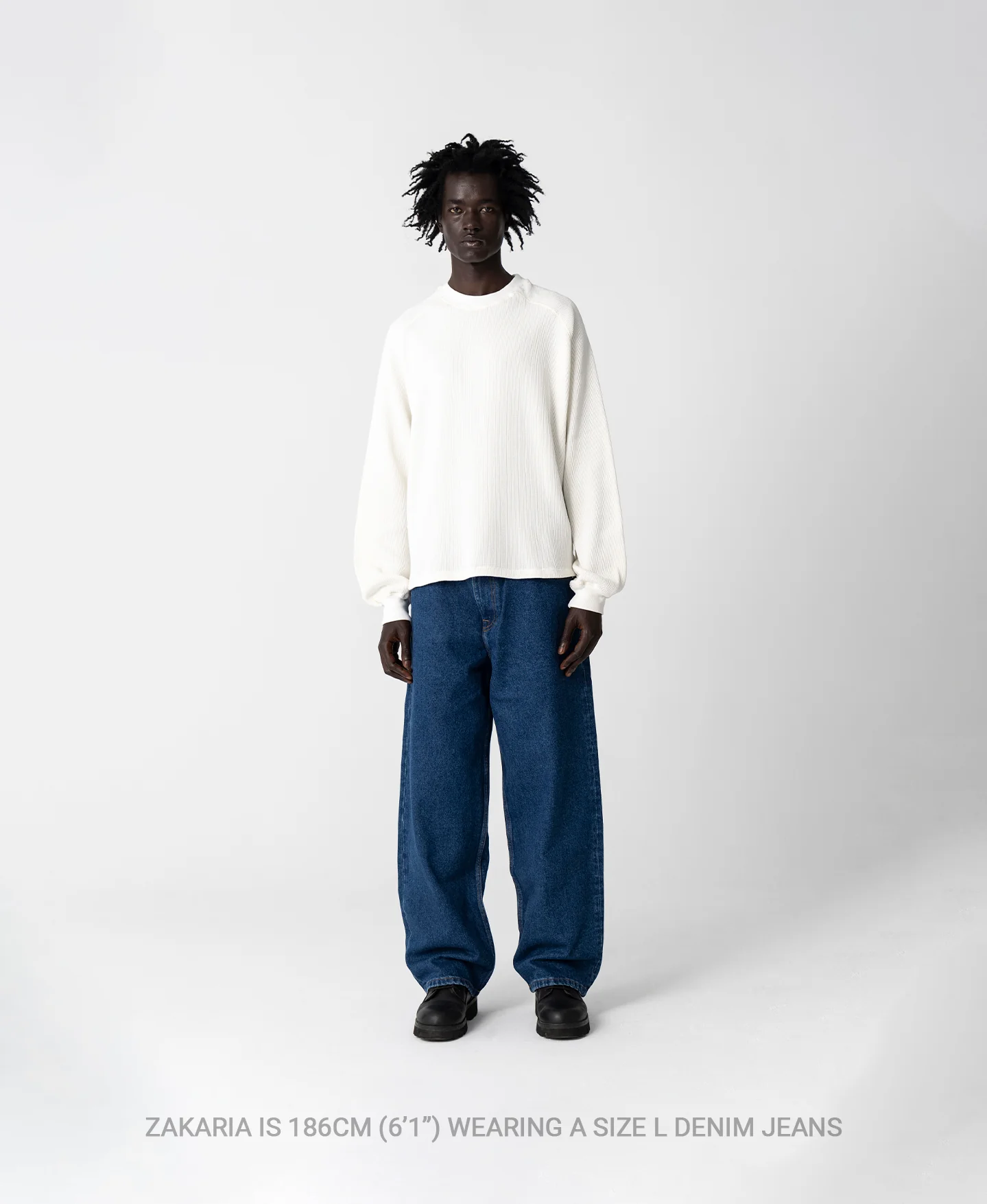 14oz 'Stone Wash' Denim Jeans - Image 7