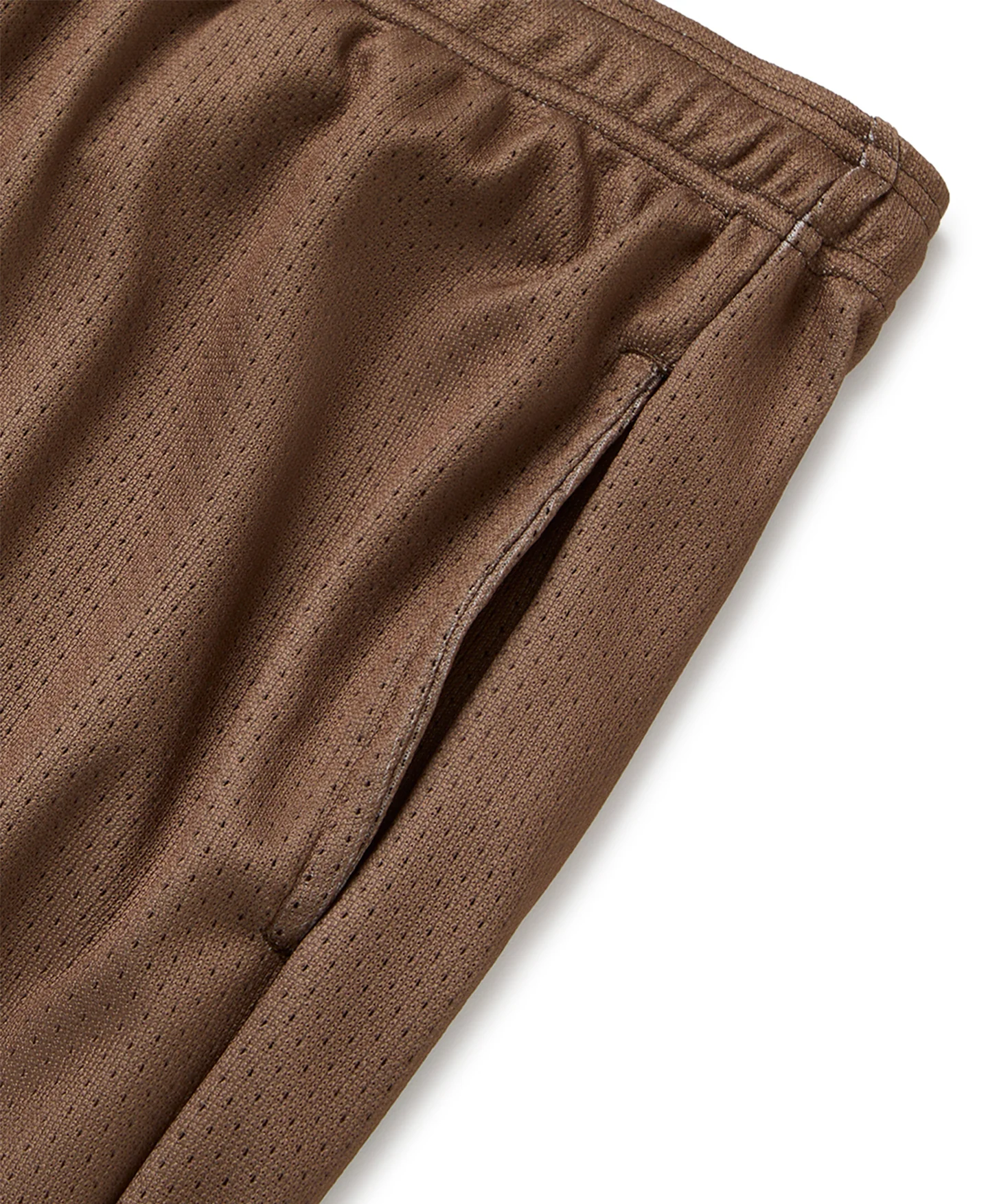 250 GSM 'Mocha Brown' Mesh Shorts - Image 3