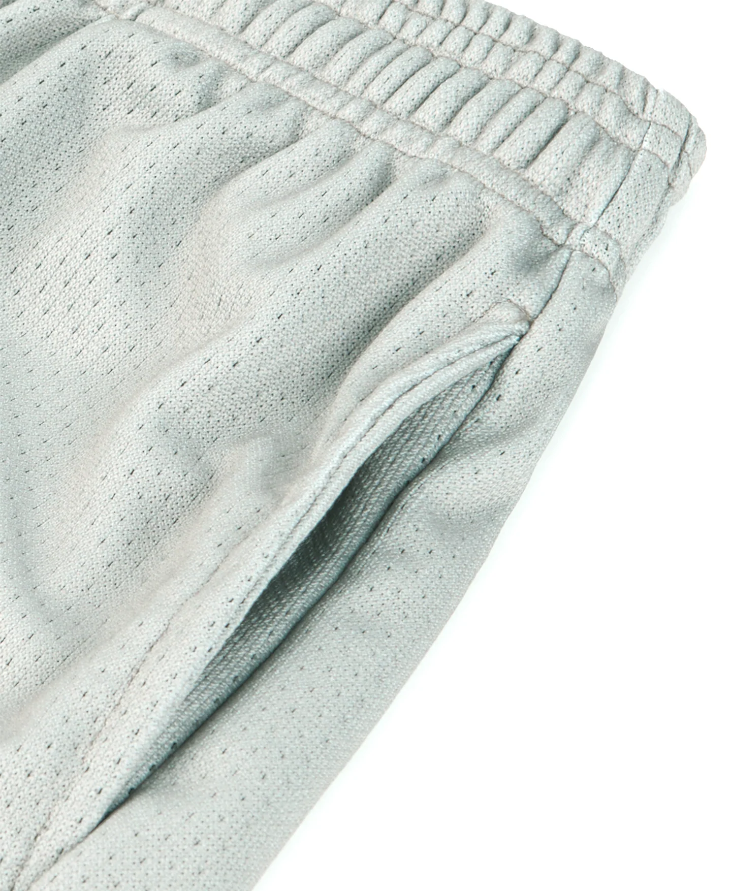 250 GSM 'Neutral Gray' Mesh Shorts - Image 3