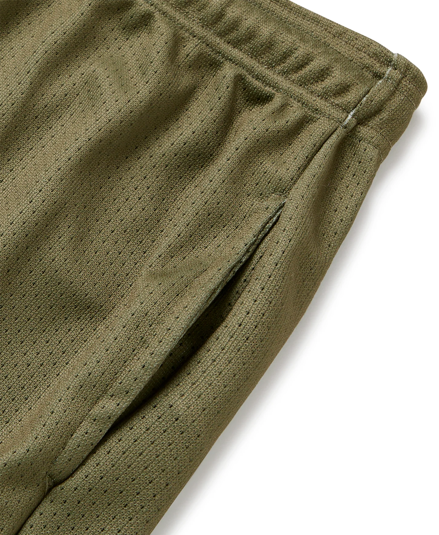 250 GSM 'Olive' Mesh Shorts - Image 5