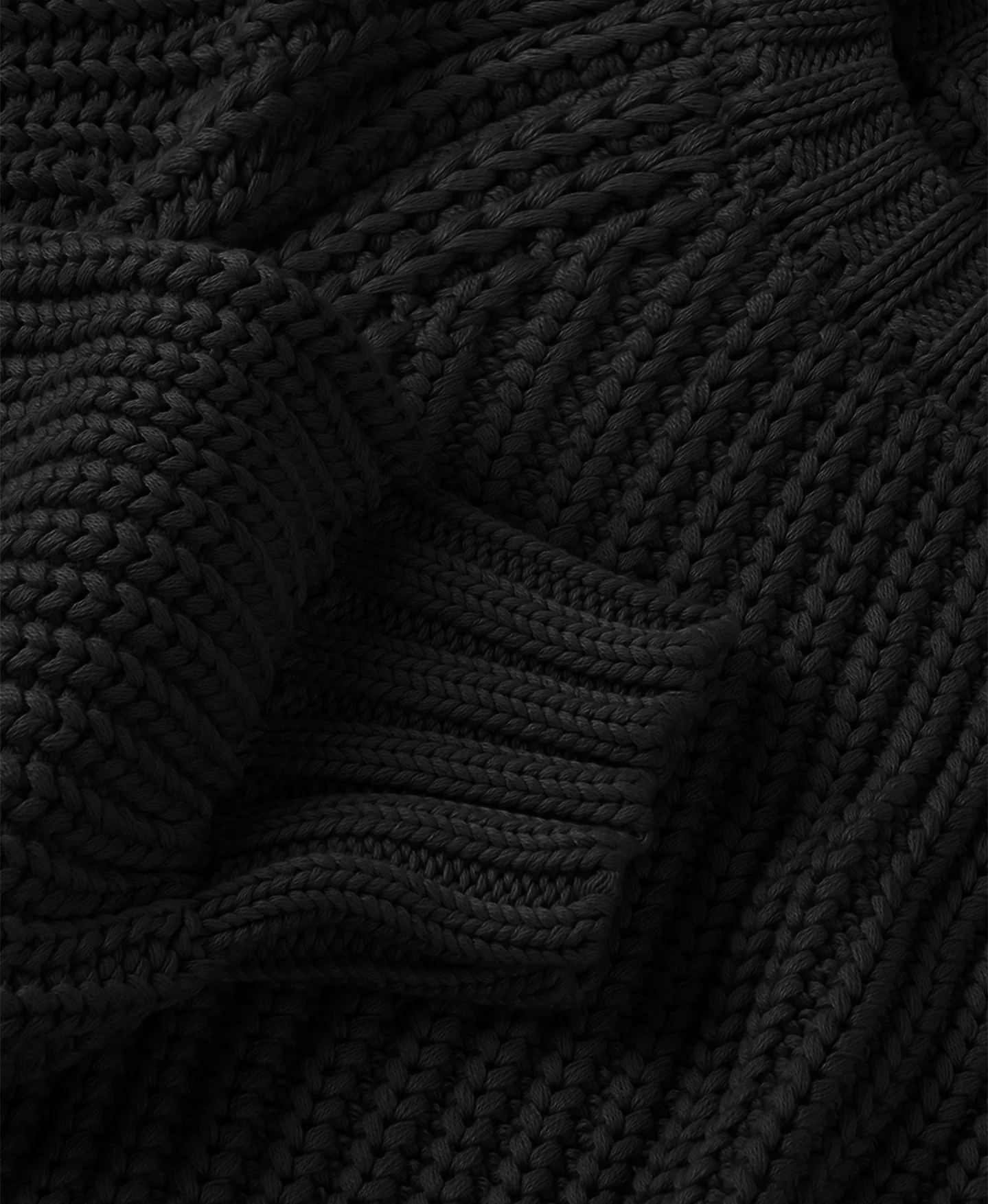 3 Gauge 'Jet Black' Knit - Image 3