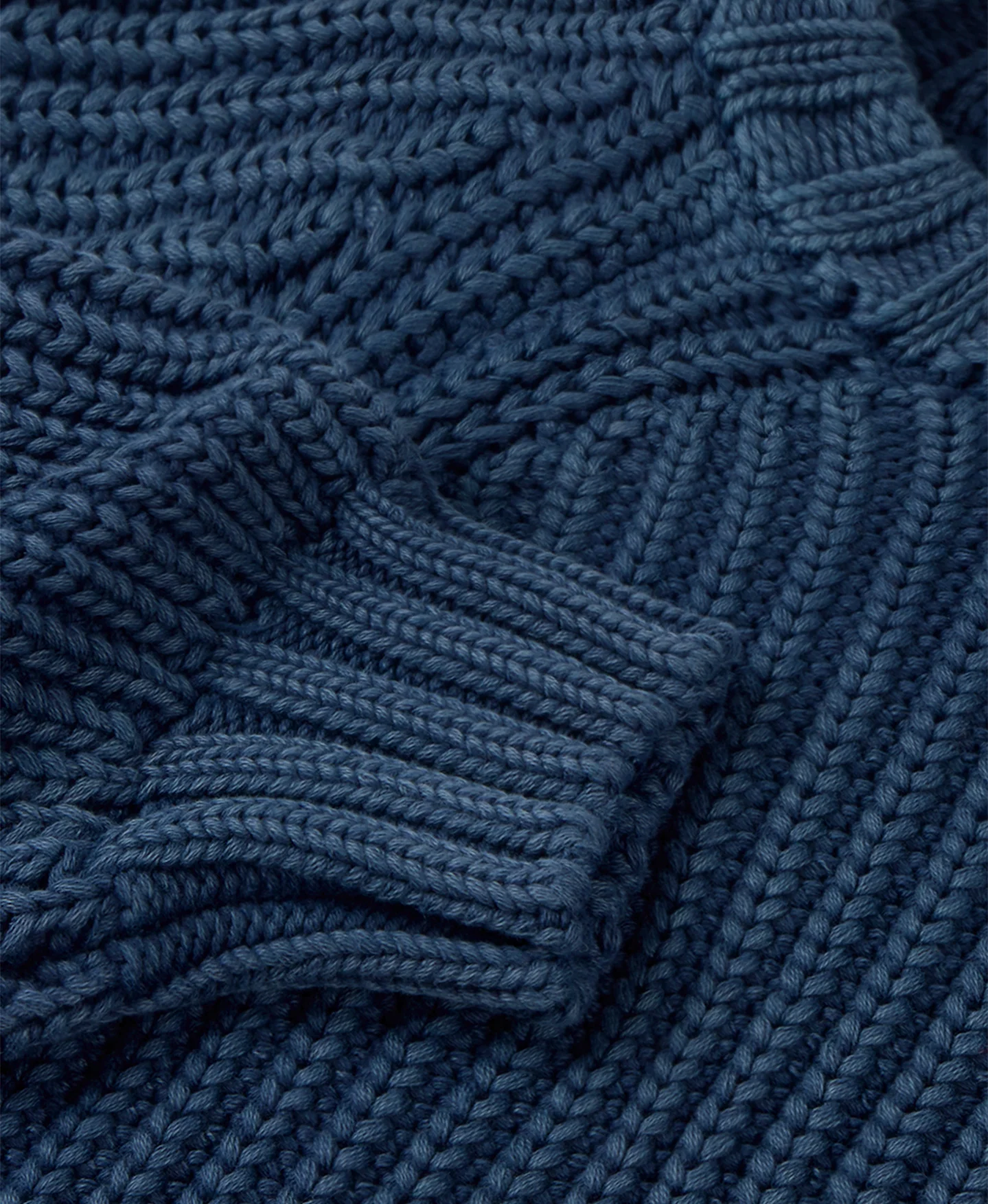3 Gauge 'Vintage Navy' Knit - Image 3