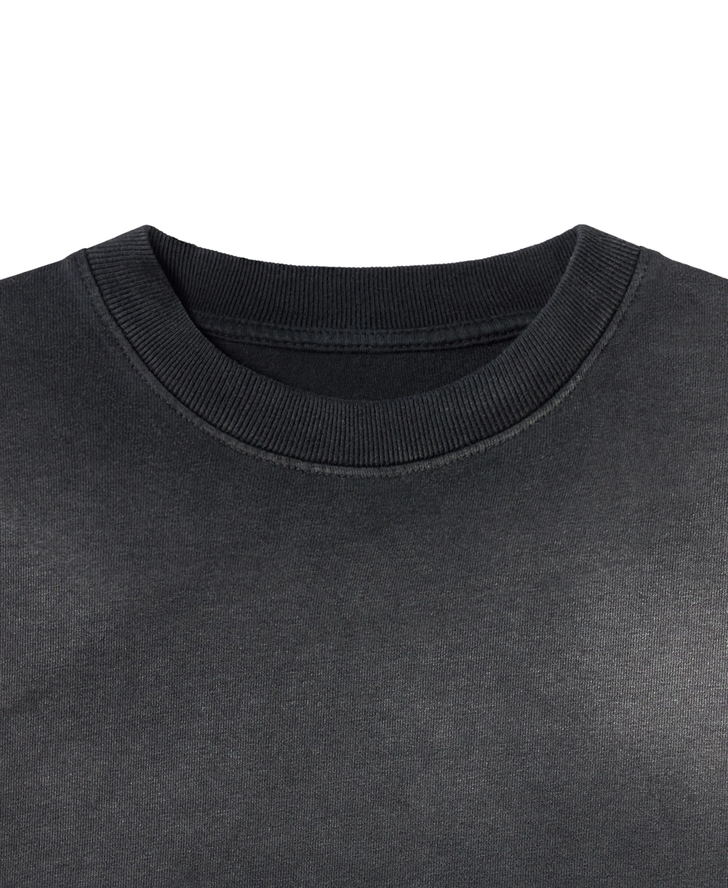 300 GSM 'Faded Black' T-Shirt - Image 3