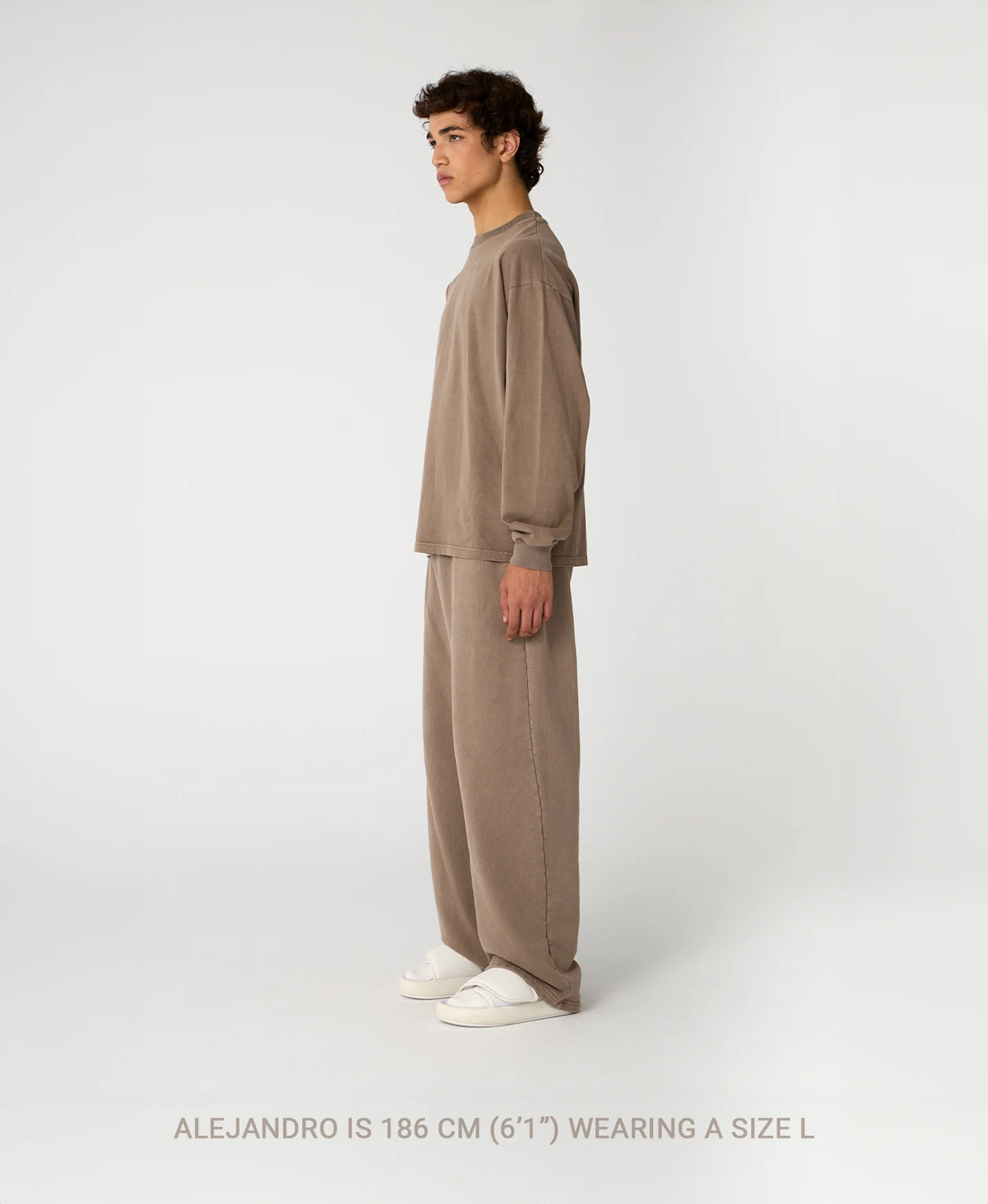 300 GSM 'Vintage Taupe' Longsleeve - Image 7