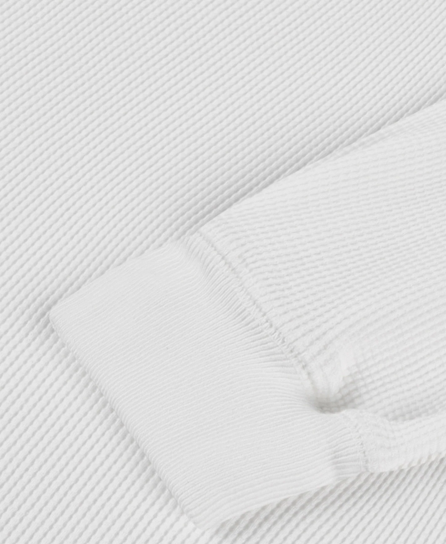 350 GSM 'Bone White' Thermal Longsleeve - Image 5