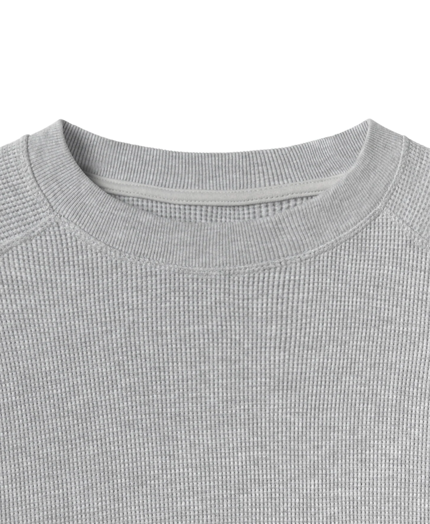 350 GSM 'Light Heather Gray' Thermal Longsleeve - Image 3