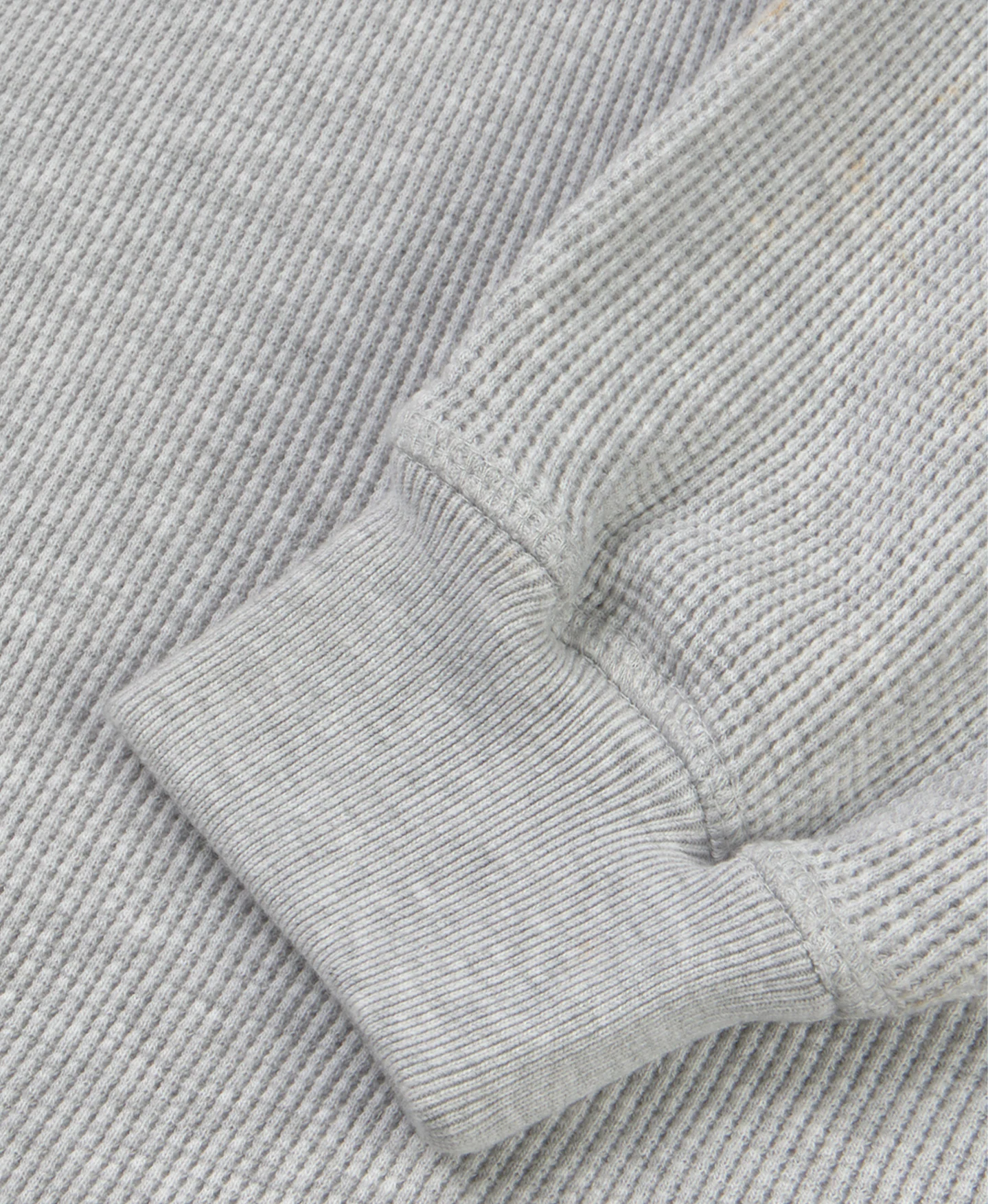 350 GSM 'Light Heather Gray' Thermal Longsleeve - Image 4
