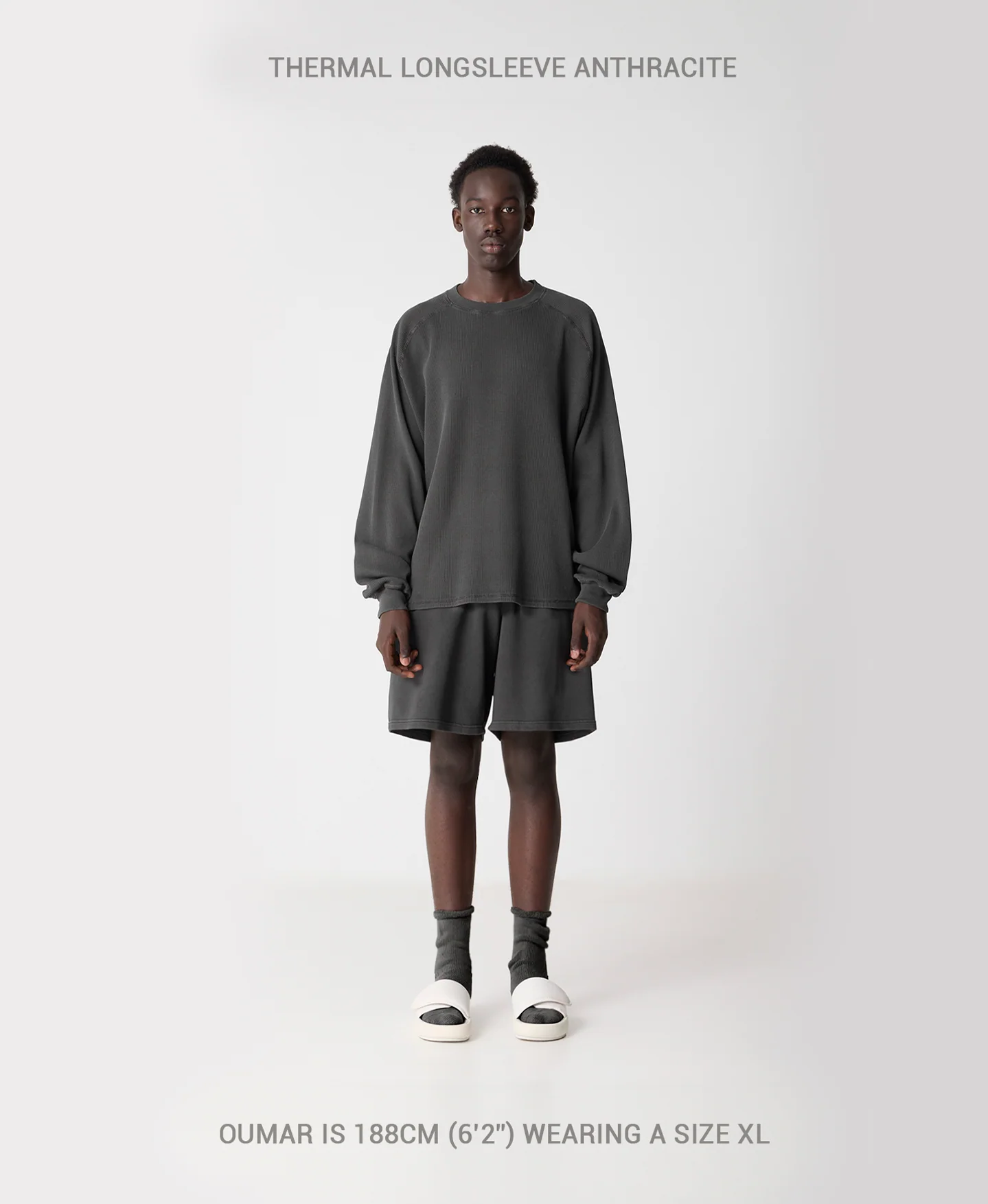 350 GSM 'Mud Gray' Thermal Longsleeve - Image 6