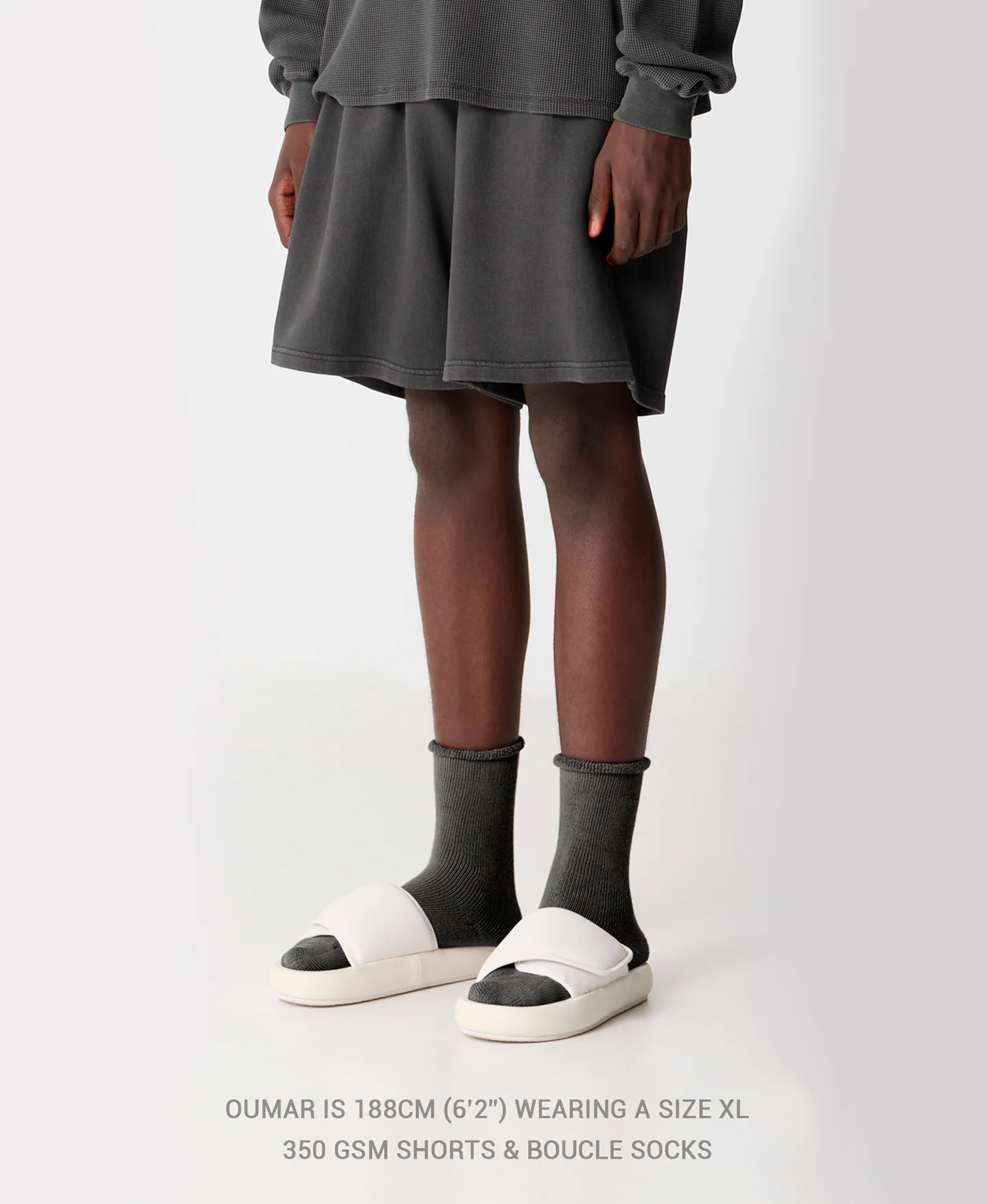 350 GSM 'Vintage Gray' Short Pants - Image 9