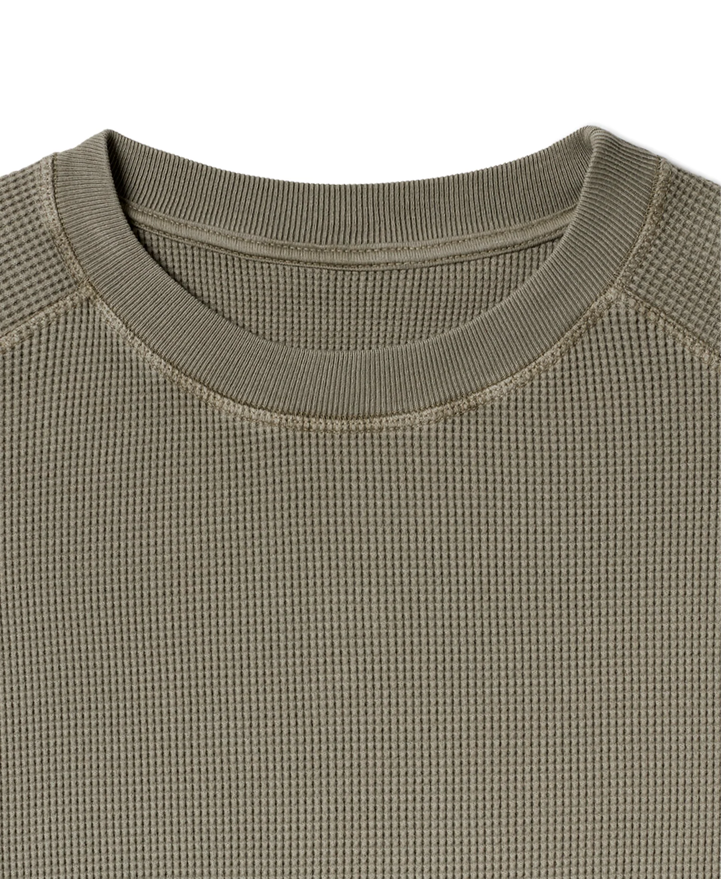 350 GSM 'Vintage Olive' Thermal Longsleeve - Image 3