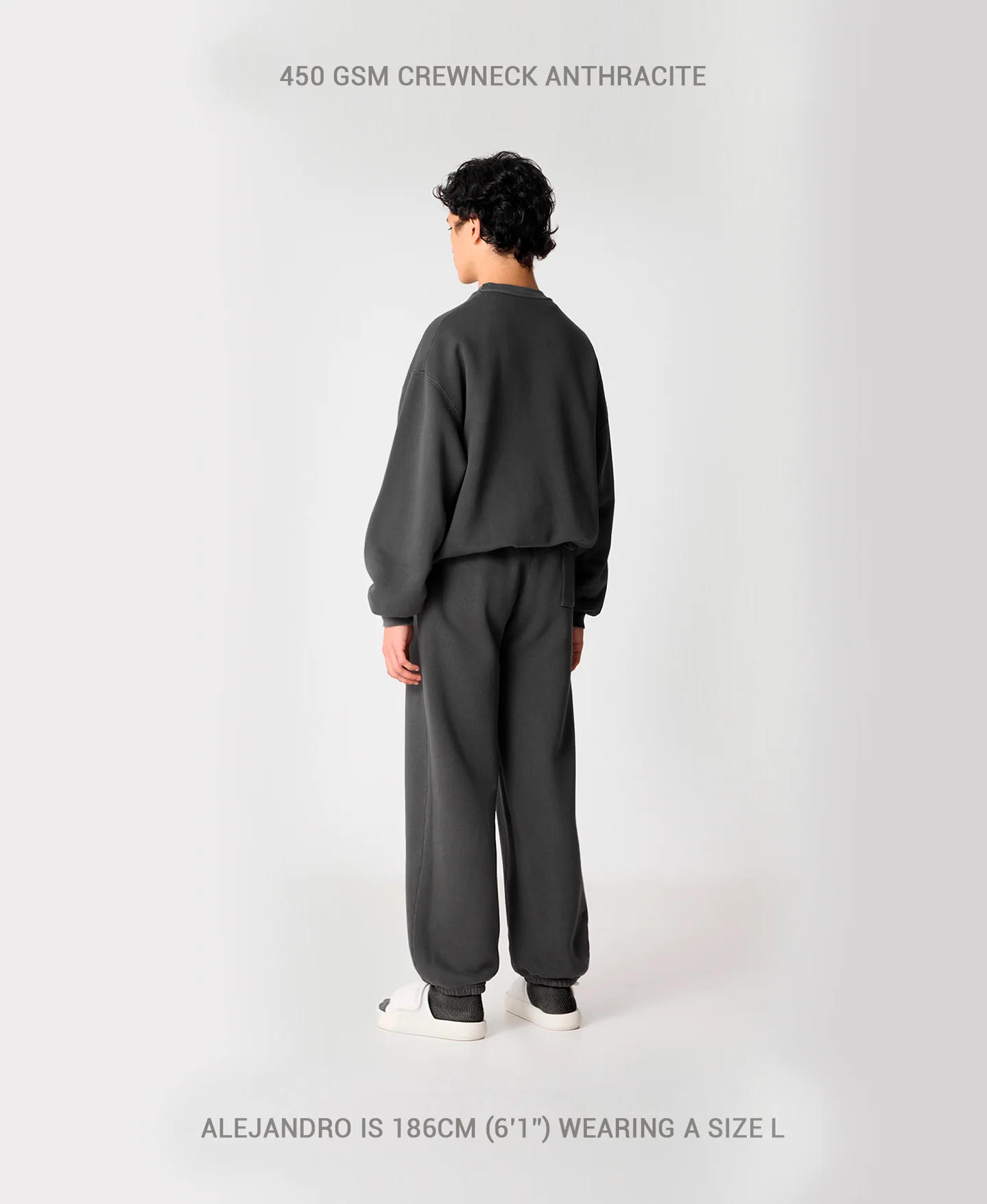 450 GSM 'Bone White' Crewneck - Image 5