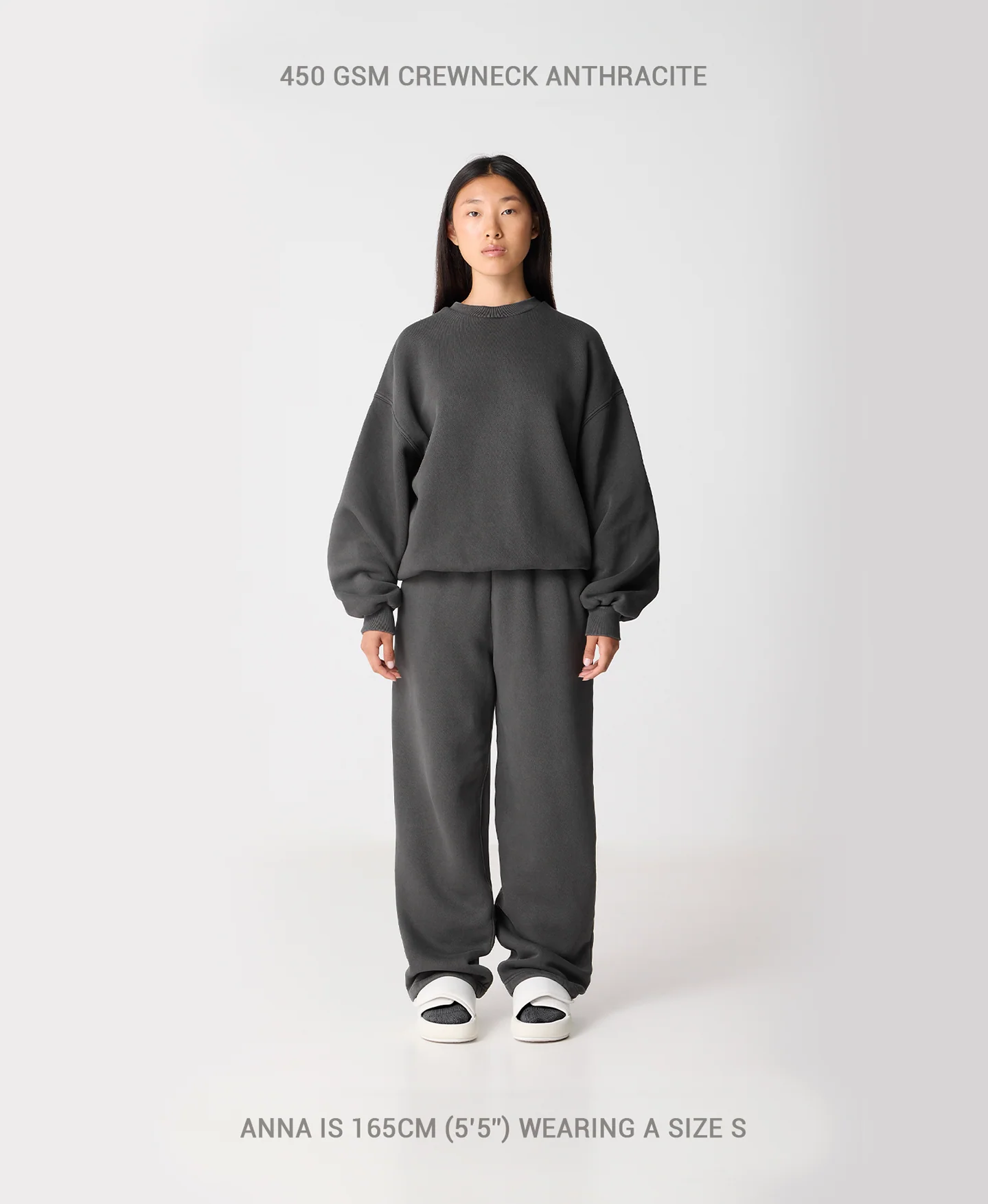 450 GSM 'Bone White' Crewneck - Image 6