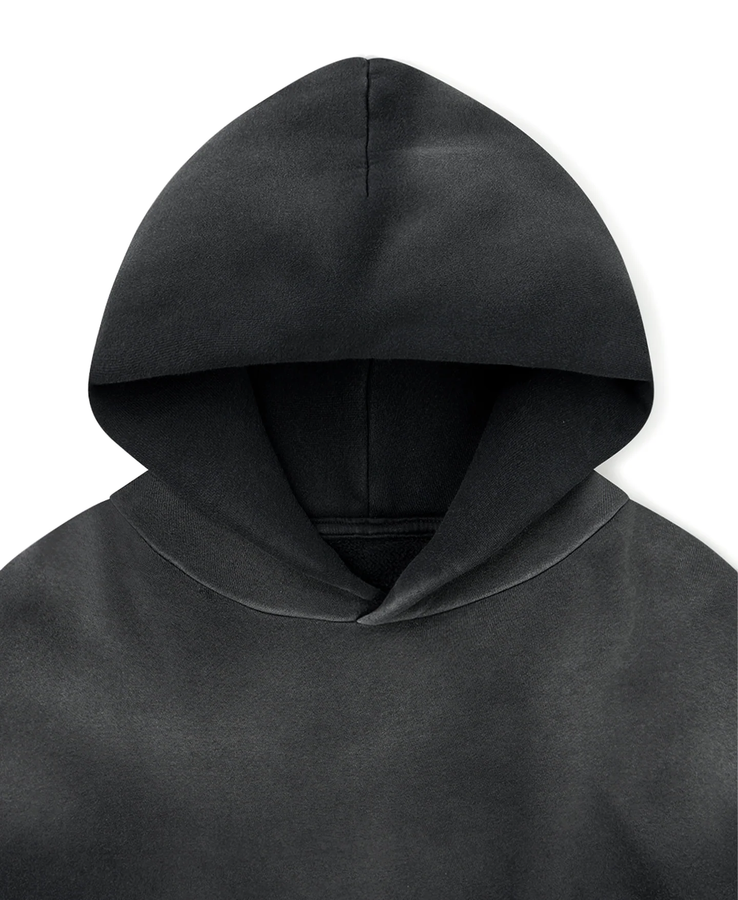450 GSM 'Faded Black' Hoodie - Image 3
