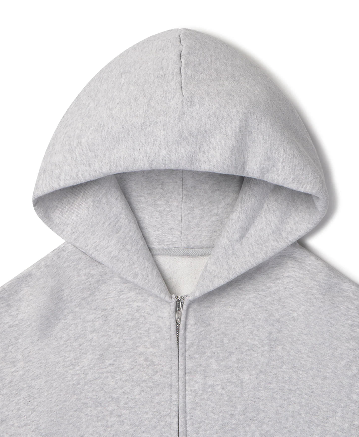 450 GSM ‘Light Heather Gray’ Zipper - Image 3