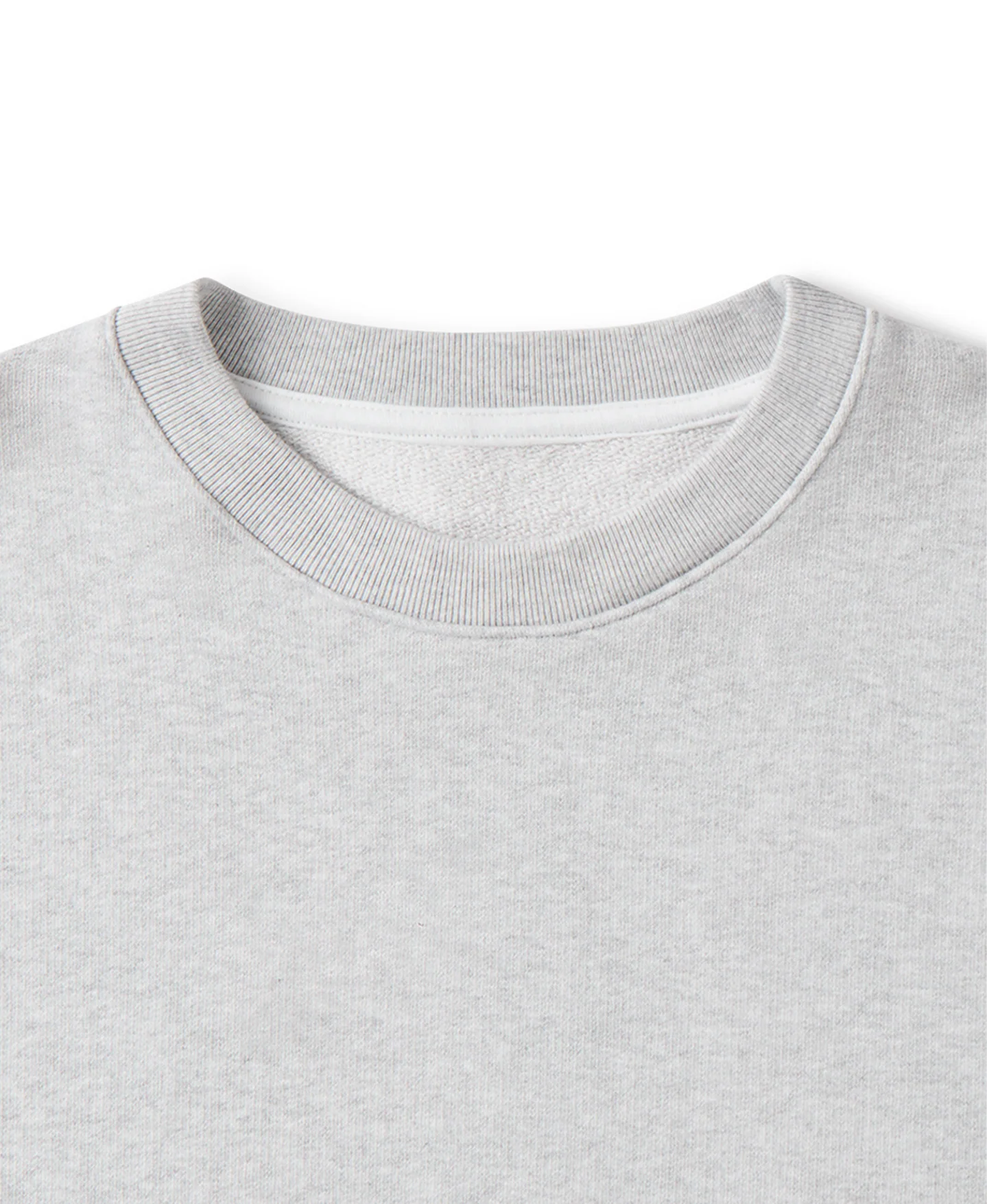 600 GSM 'Light Heather Gray' Crewneck - Image 3