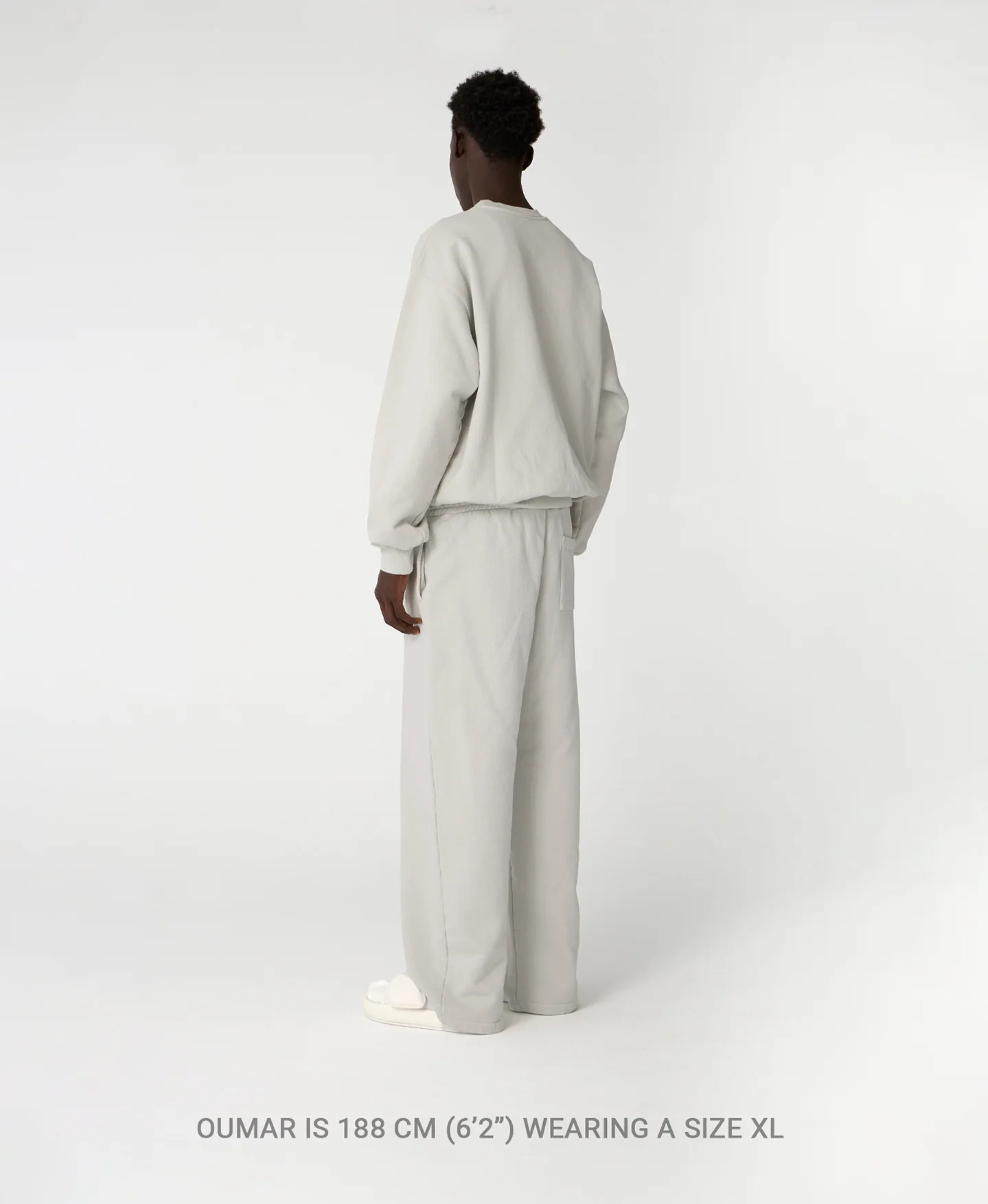 600 GSM 'Light Heather Gray' Crewneck - Image 9