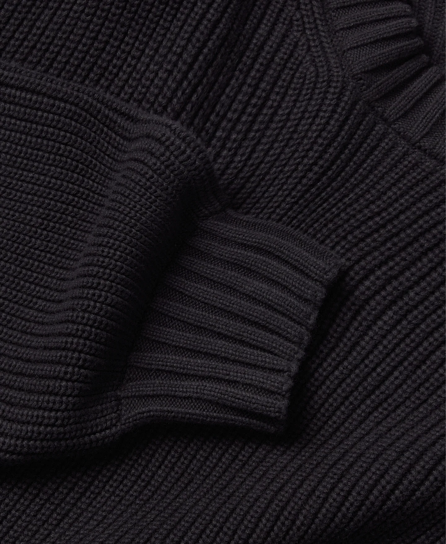 7 Gauge 'Jet Black' Knit - Image 3