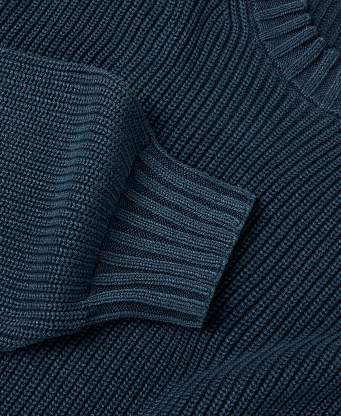 7 Gauge 'Vintage Navy' Knit - Image 3