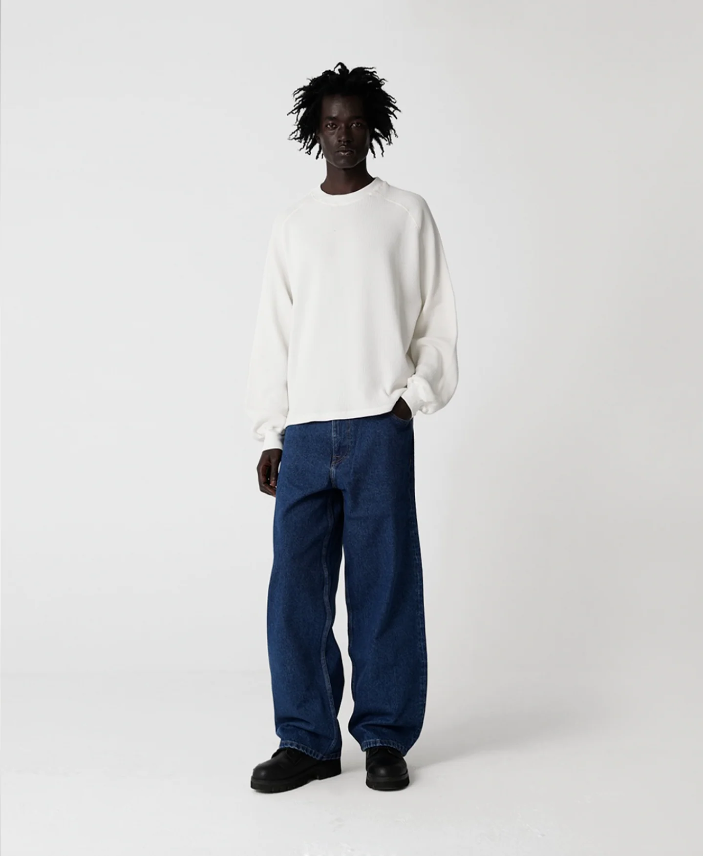 14oz 'Mid Indigo' Denim Jeans - Image 11