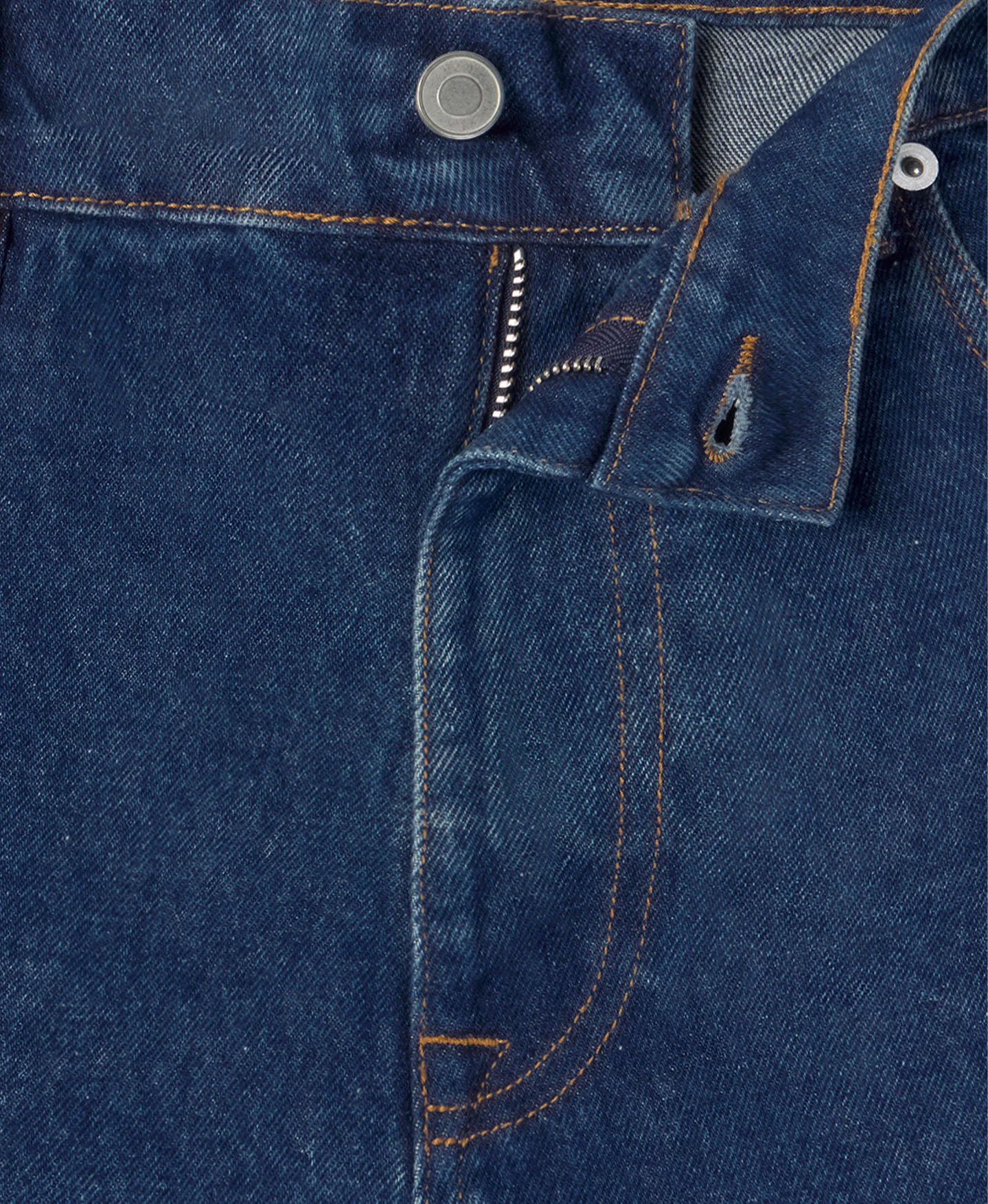 14oz 'Mid Indigo' Denim Jeans - Image 3