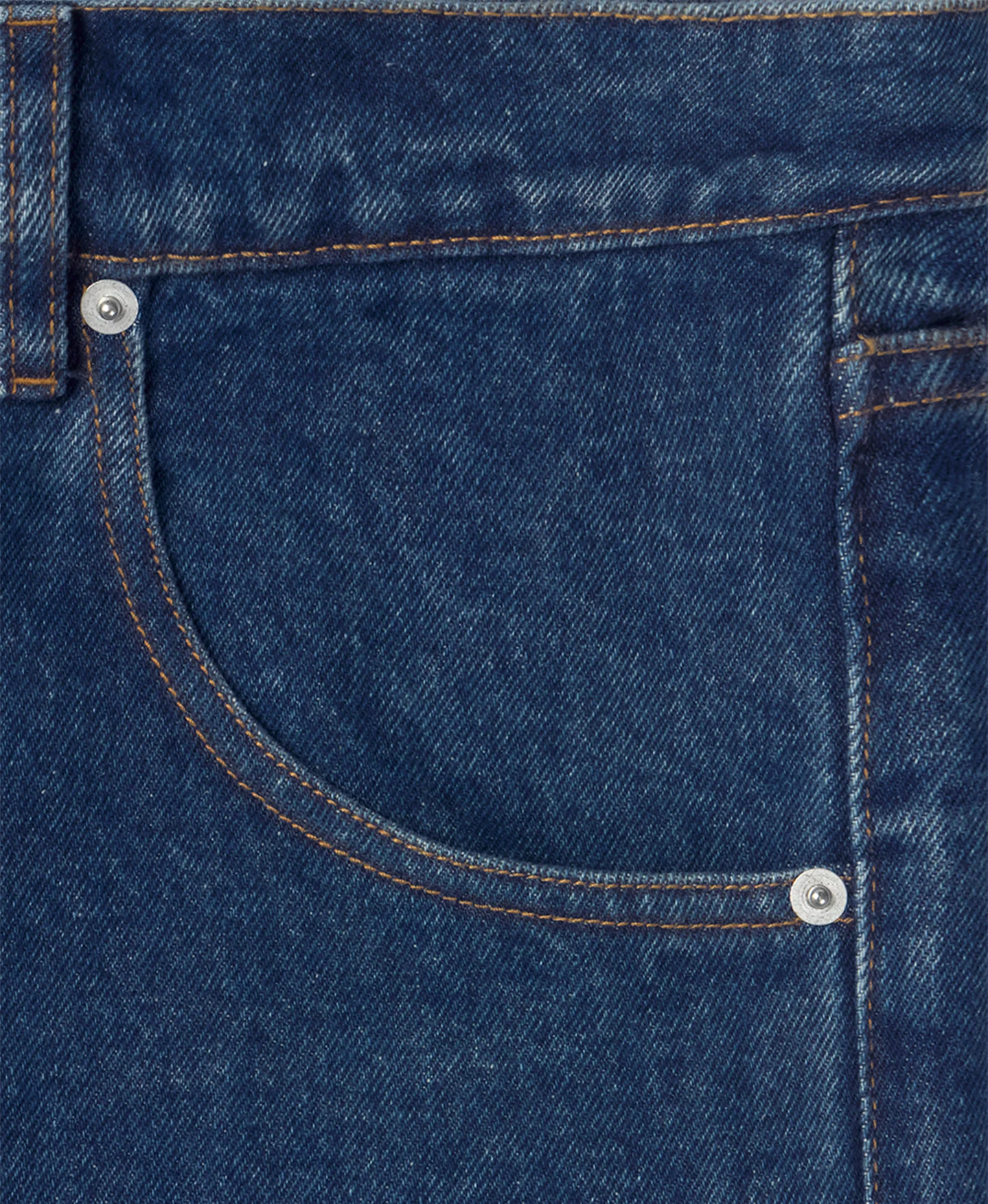 14oz 'Mid Indigo' Denim Jeans - Image 4