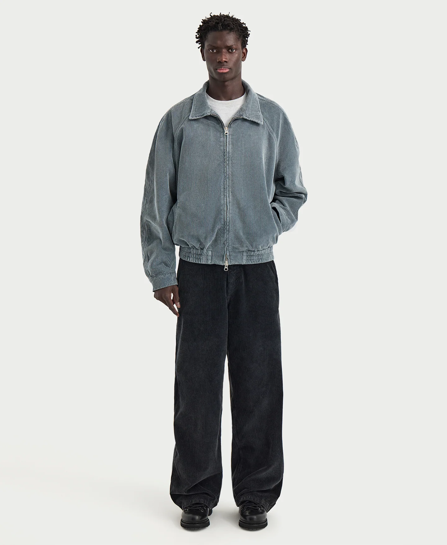 'Jet Black' Corduroy Jacket - Image 7