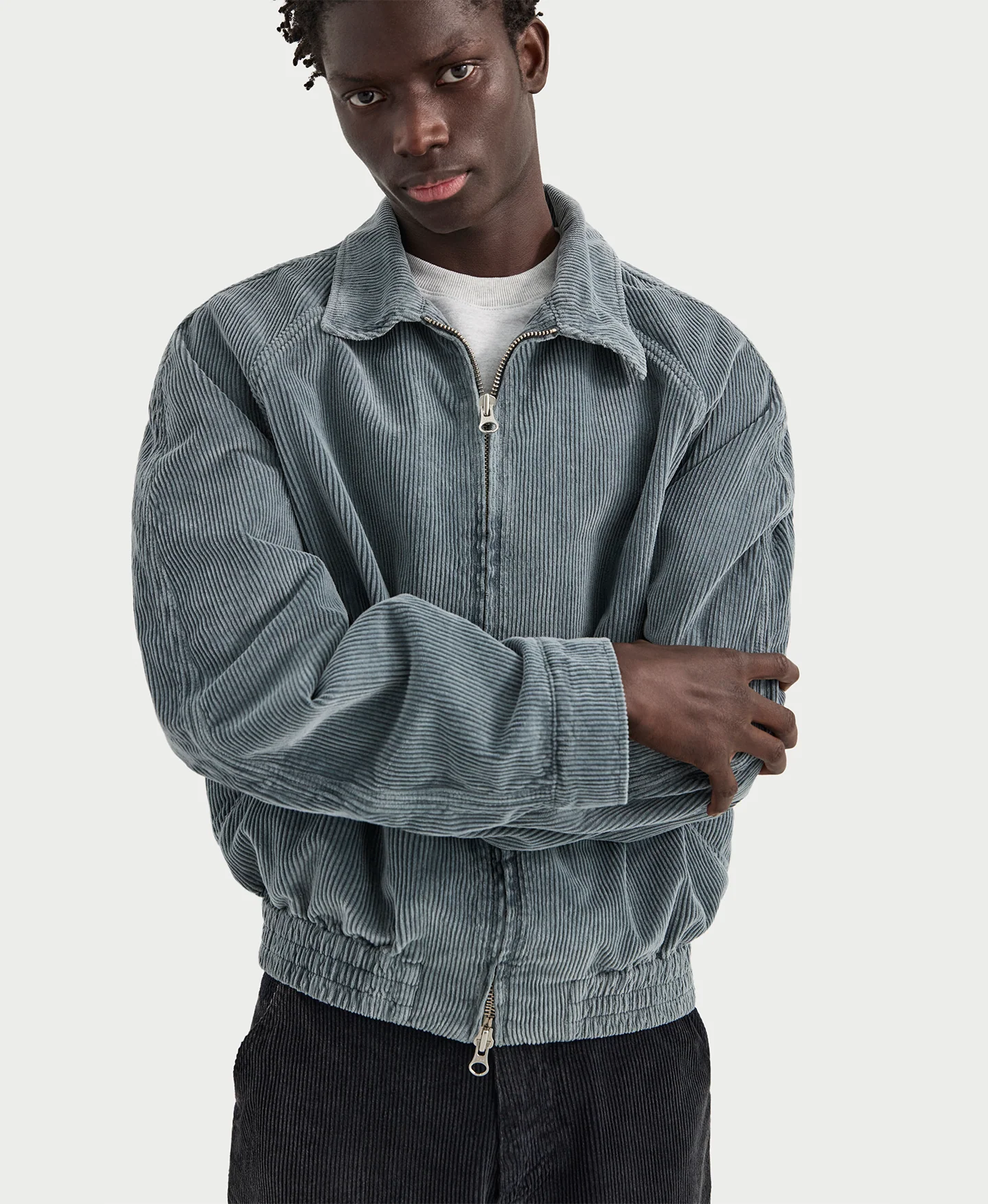 'Jet Black' Corduroy Jacket - Image 8