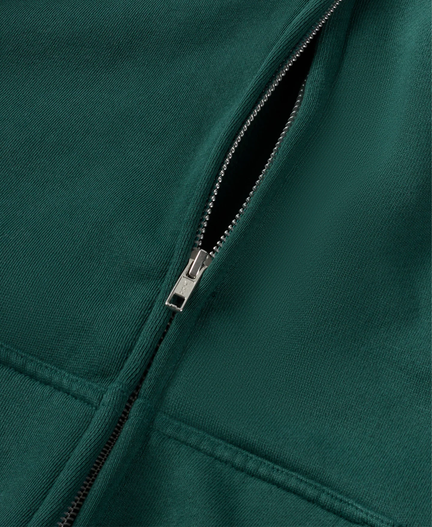 450 GSM 'British Racing Green' Zipper - Image 4