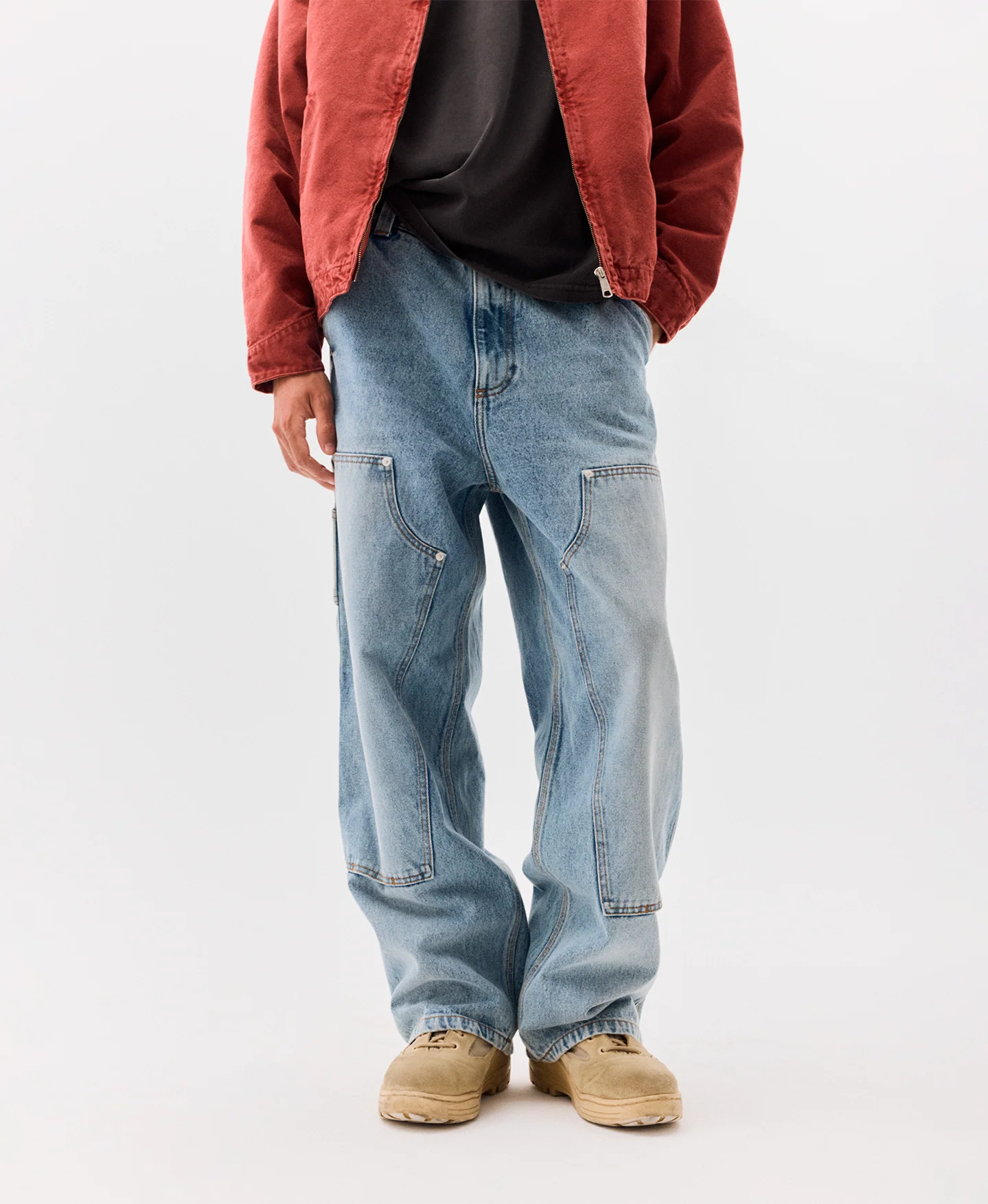 14oz ‘Double Knee’ Denim Jeans - Image 9